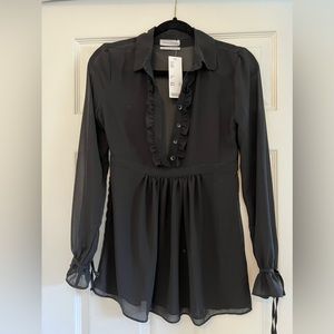 URBAN OUTFITTERS SHEER BLOUSE